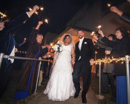 wv wedding photographers charleston night